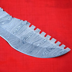 Damascus Steel Hunting Knife // 1185