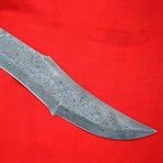 Damascus Steel Hunting Knife // 1186