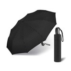 Happy Rain // Automatic Lightweight Umbrella // Black + White