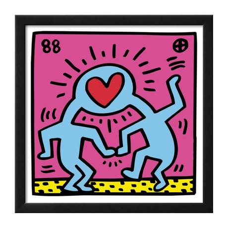 Keith Haring // Pop Shop Heart // 1986 (18"W x 18"H x 1"D)