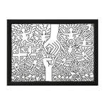 Keith Haring // The Marriage of Heaven and Hell // 1984 (12"W x 9"H x 1"D)