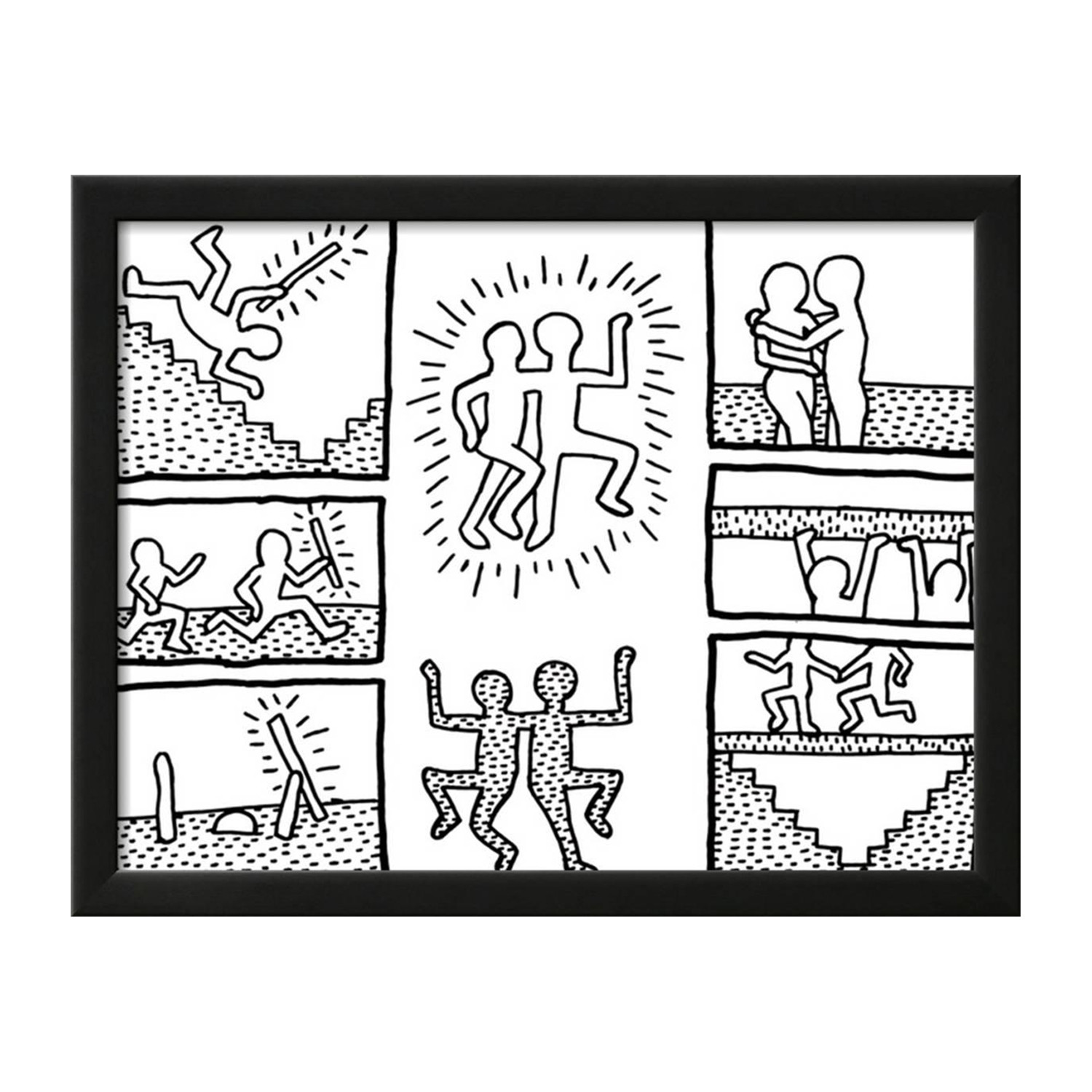 Keith Haring // The Blueprint Drawings // 1990 - Keith Haring - Touch ...