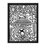 Keith Haring // Poster For Nuclear Disarmament // 1982 (12"W x 15"H x 1"D)