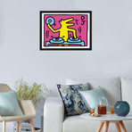 Keith Haring // Pop Shop DJ // 1983 (18"W x 14"H x 1"D)