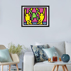 Keith Haring // Pop Shop Family // 1986 (14"W x 11"H x 1"D)