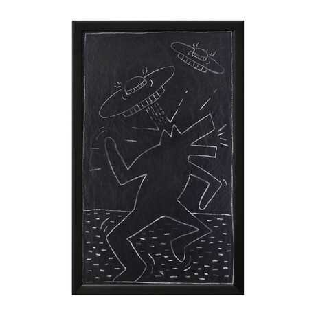 Keith Haring // Subway Drawing // c. 1980-1985 (11"W x 17"H x 1"D)