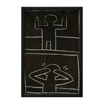 Keith Haring // Subway Drawing Untitled 20 // c. 1980-1985 (18"W x 27"H x 1"D)