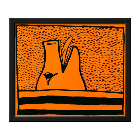Keith Haring // Untitled // 1980 (16"W x 13"H x 1"D)