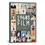 1960s Film Alphabet (26"W x 18"H x 0.75"D)