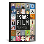 1980s Film Alphabet // Stephen Wildish (18"W x 26"H x 0.75"D)