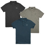 3 Pack - Polo Shirts // Multi (M)