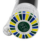 Pele Icon Soccer World Cup Fine Ballpoint Pen // Silver