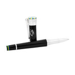 Pele Icon Soccer World Cup Rollerball Pen // Silver