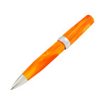 Micra Ballpoint Pen // Sterling Silver Orange