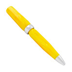 Micra Ballpoint Pen // Sterling Silver Yellow
