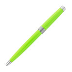 Piacere Chrome Micro Ballpoint Pen // Lime Green