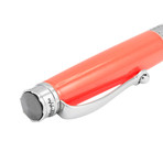 Piacere Chrome Micro Ballpoint Pen // Neon Carrot