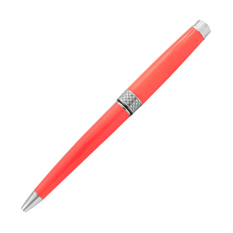 Piacere Chrome Micro Ballpoint Pen // Neon Carrot