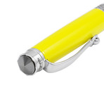 Piacere Chrome Ballpoint Pen // Electric Yellow