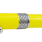 Piacere Chrome Ballpoint Pen // Electric Yellow