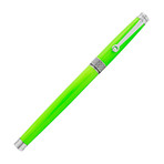 Piacere Chrome Rollerball Pen // Lime Green