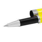 Piacere Chrome Rollerball Pen // Electric Yellow