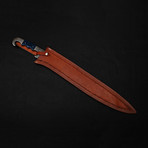 Damascus Machete Sword //9224