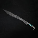 Damascus Machete Sword //9224