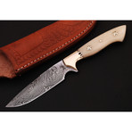 Damascus Skinner Knife // HK0217