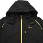 Sports Heated Jacket // Black + Gold (Medium)