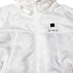 Unisex Camo Jacket // White (Large)