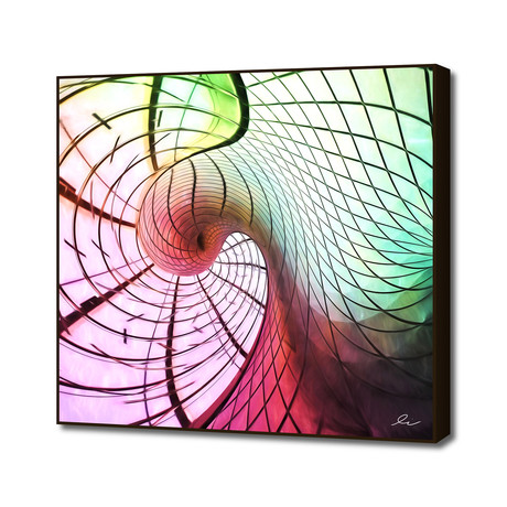 Glass Ceiling (16"W x 16"H x 1.5"D // Artblock)