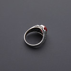 Red Agate Ring (Size 8)