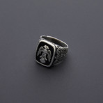 Double-Headed Eagle Nice Motif Ring (Size 8)