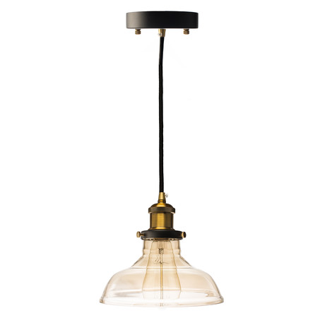 Single Pendant Lamp // Wide Cognac