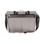 Denver Messenger // Light Grey + Black