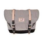 Denver Messenger // Light Grey + Black