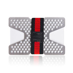 Slim Gear Wallet // Stainless Steel Hexagon