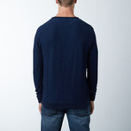 Reverse French Terry Pullover // Navy (S)