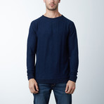 Reverse French Terry Pullover // Navy (S)