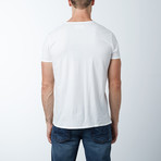 Notch Henley Short Sleeve // White (XL)