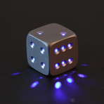 Luma Dice // LED Powered Light Cube // Set of 2 (Orange)