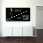 Signed Lightsaber // Darth Vader Angled