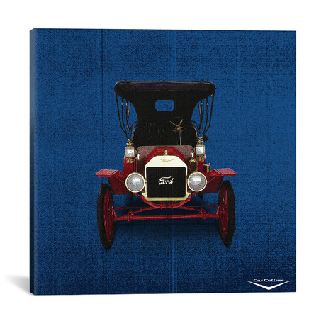 1909 Ford Model T Touring (18"W x 18"H x 0.75"D)