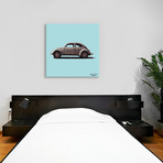 1946 Volkswagen 1100 Beetle (18"W x 18"H x 0.75"D)