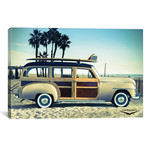 Catch A Wave Beach Boys Plymouth Woodie Wagon (18"W x 26"H x 0.75"D)