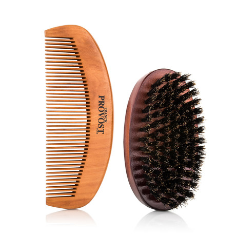 Beard Comb + Brush Duo