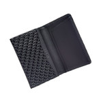 Business Card Case // Chevron (Black + Black)