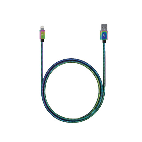 Stainless Steel Lighting Cable // 3ft (Rainbow)