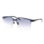 Men's M1037 Sunglasses // Dark Blue + Black